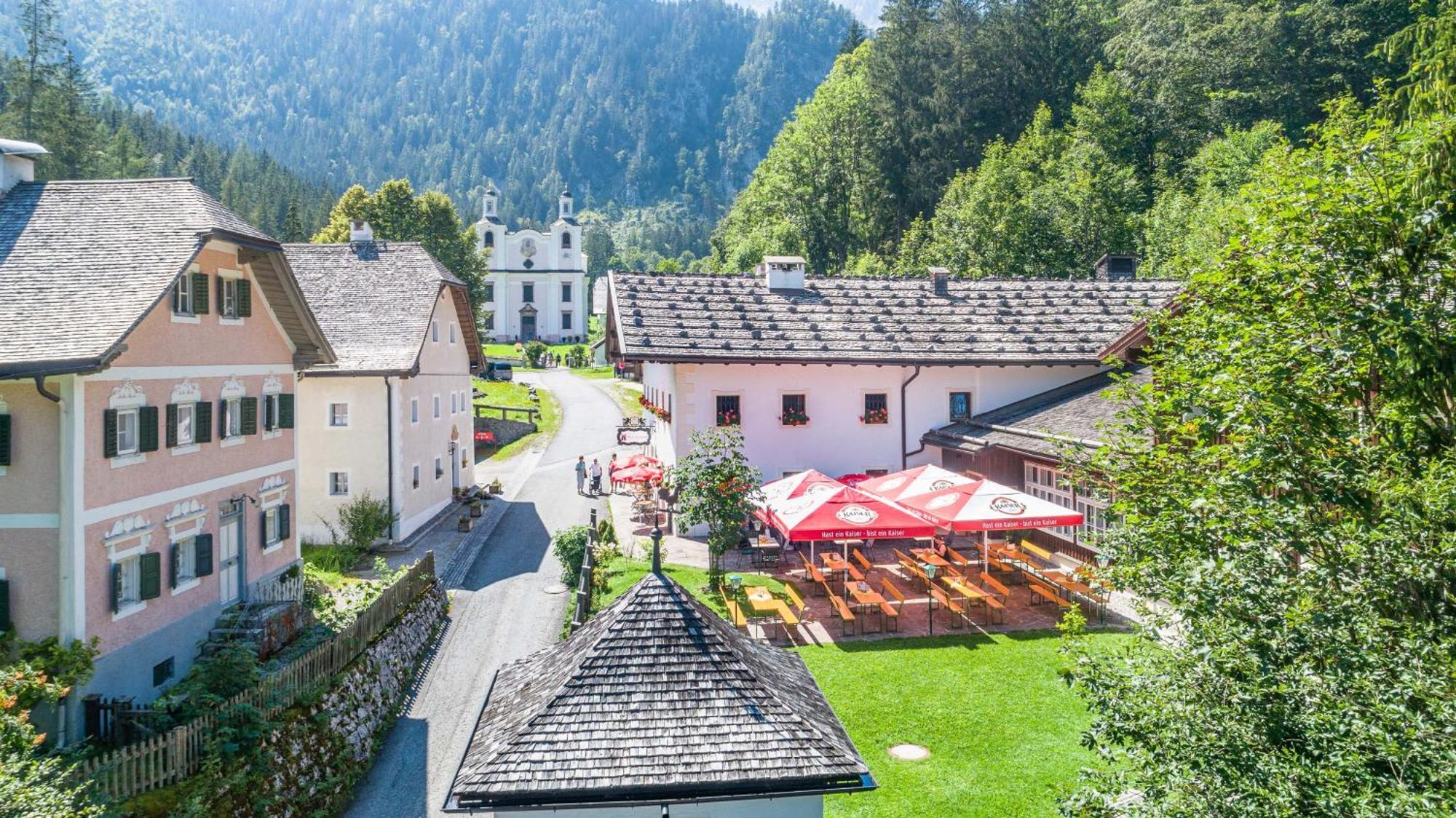 Gasthof Maria Kirchental ซังคท์มาร์ทิน เบ โลเฟอร์ ภายนอก รูปภาพ